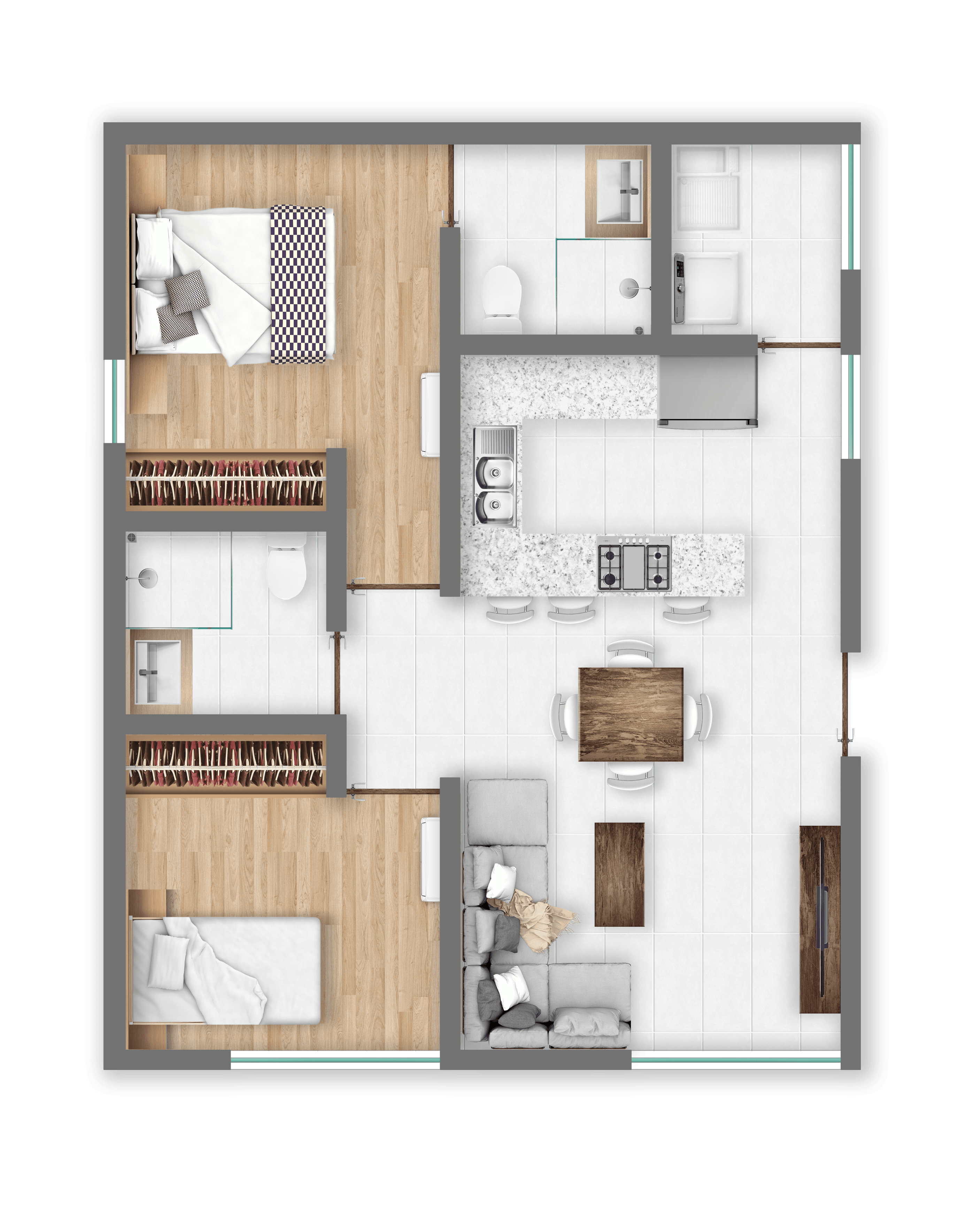 Fachada contemporánea — Tipo 2